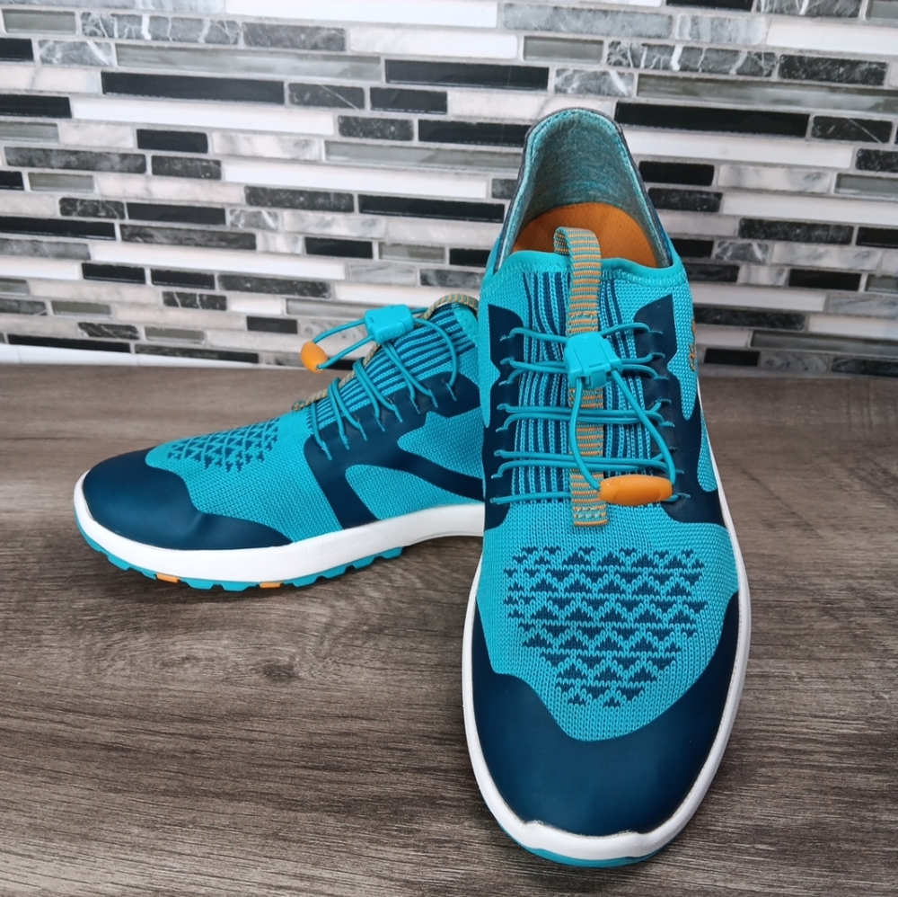 Blue and Teal Athletic Sneakers Olukai 7W